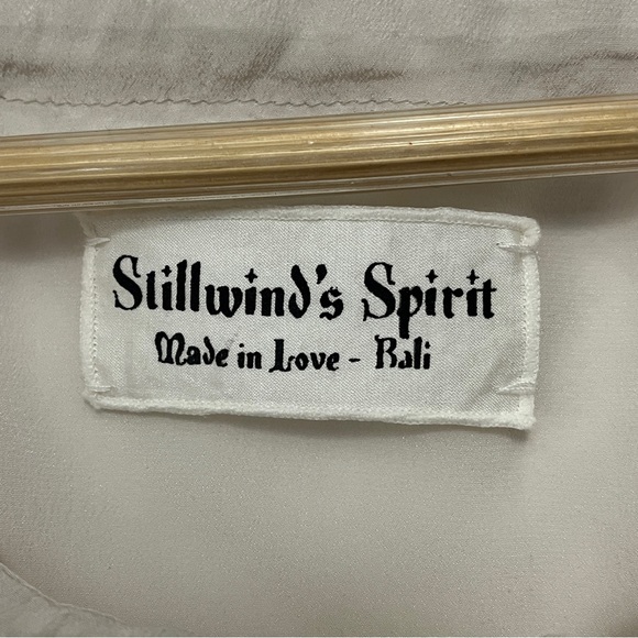 Stillwind’s Spirit Flowy Sleeves Smocked Waist size M/L - Picture 7 of 10